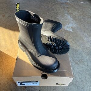 dr. martens black waterproof boots